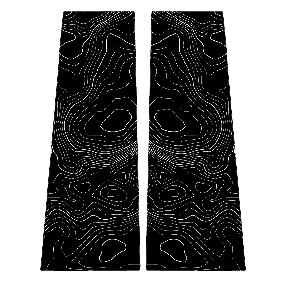 Topographic B Pillar Overlays - 2024+ Ranger