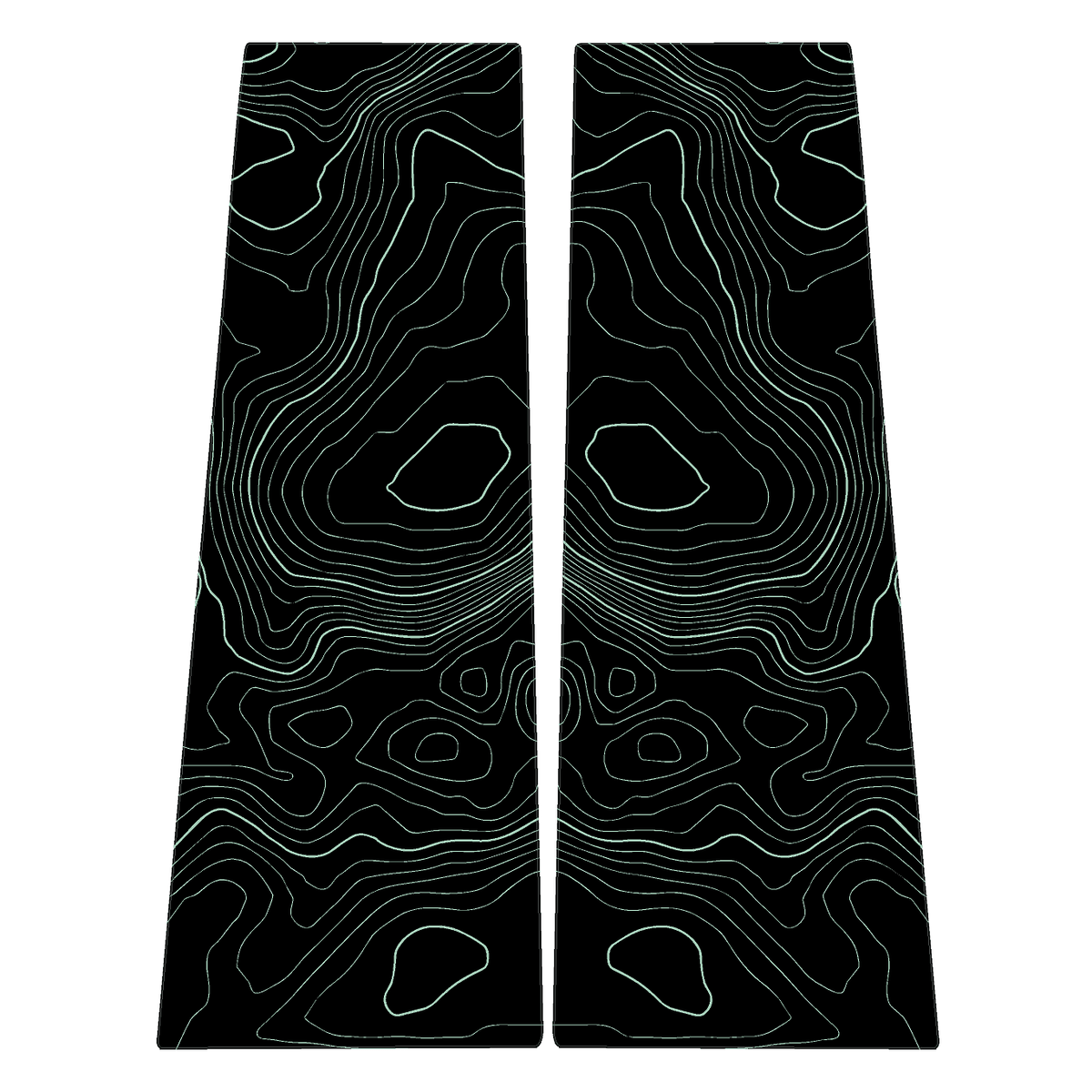 Topographic B Pillar Overlays - 2024+ Ranger