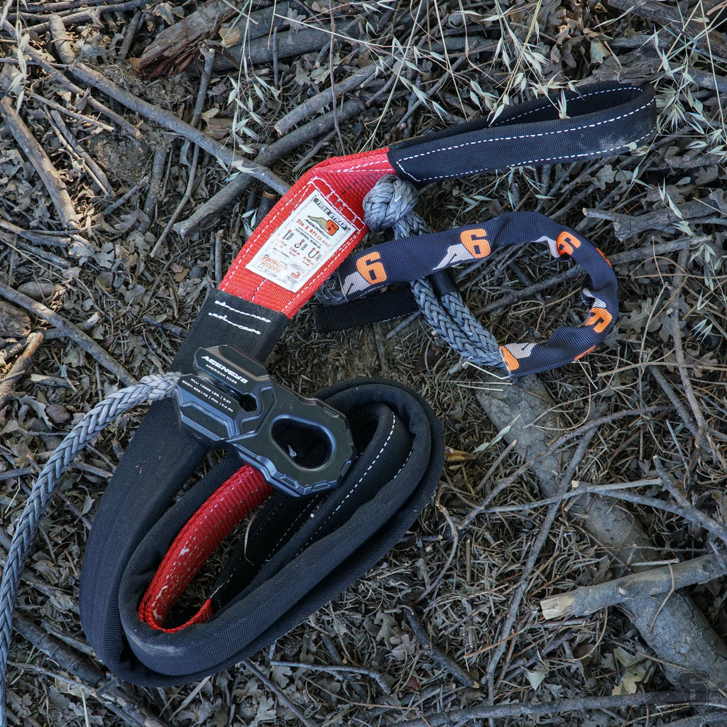 Agency 6 Tree Saver Strap - 8 Foot x 3 Inch - Made in The USA - Heavy Duty Low Stretch Webbing