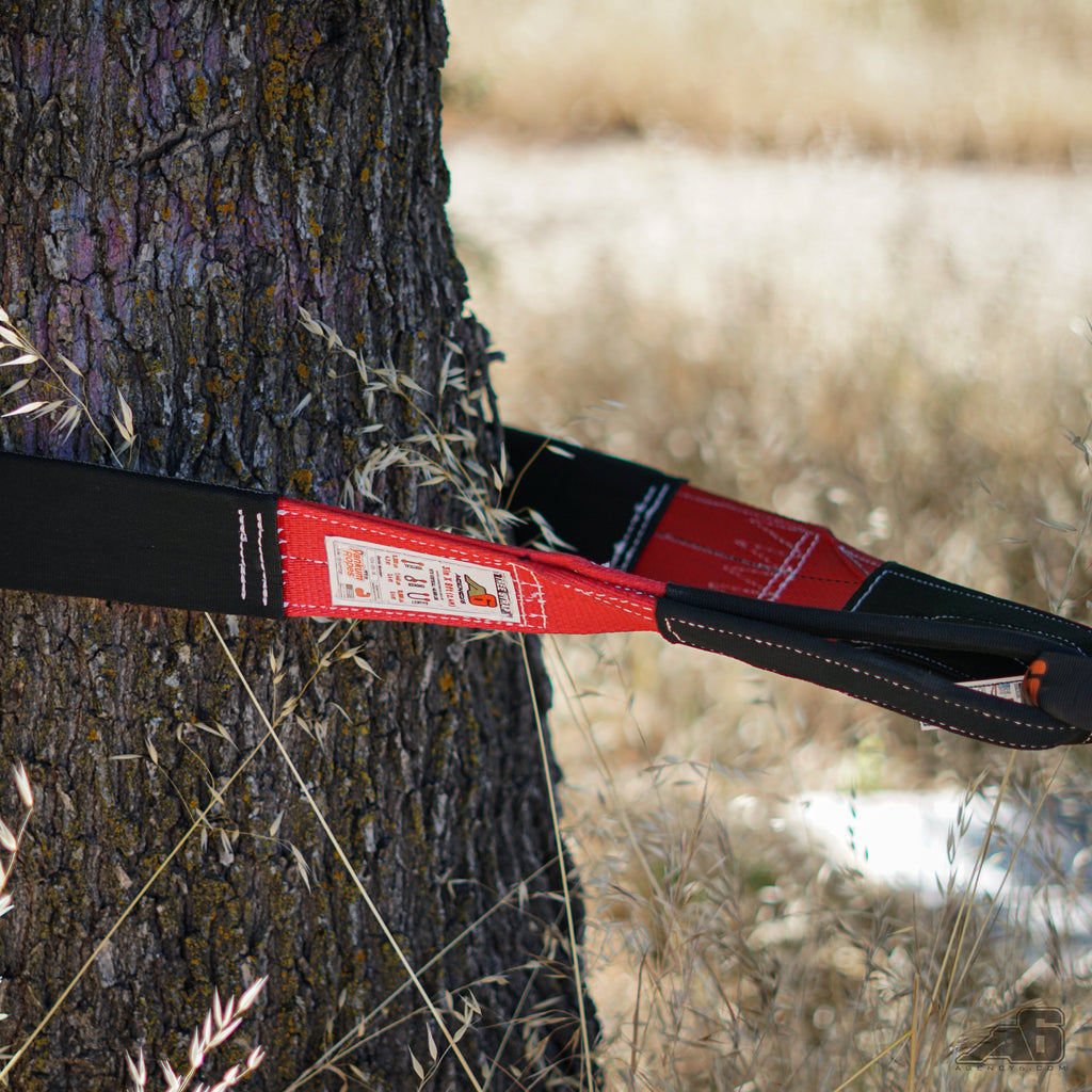 Agency 6 Tree Saver Strap - 8 Foot x 3 Inch - Made in The USA - Heavy Duty Low Stretch Webbing