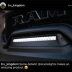 2019-2026 RAM Rebel/TRX/RHO Front Bumper Flush LED Light Bar | 100W 12,000 Lumens