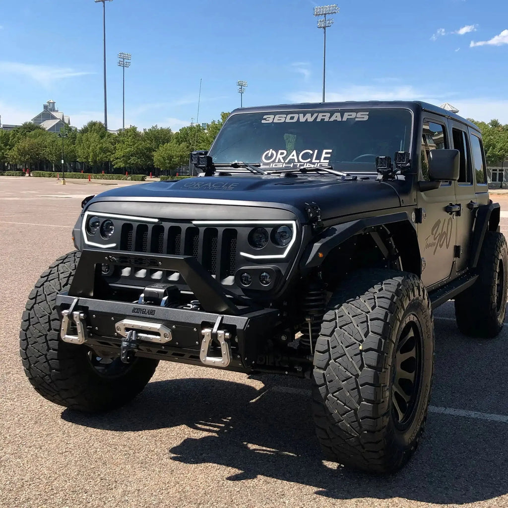 ORACLE Lighting VECTOR™ Pro Series II Full LED Grill for the Jeep Wrangler JL / Gladiator JT