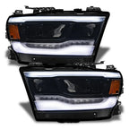 ORACLE Lighting 2019-2024 Dodge RAM 1500 ColorSHIFT RGB+W Headlight DRL Upgrade Kit - Reflector LED Headlights