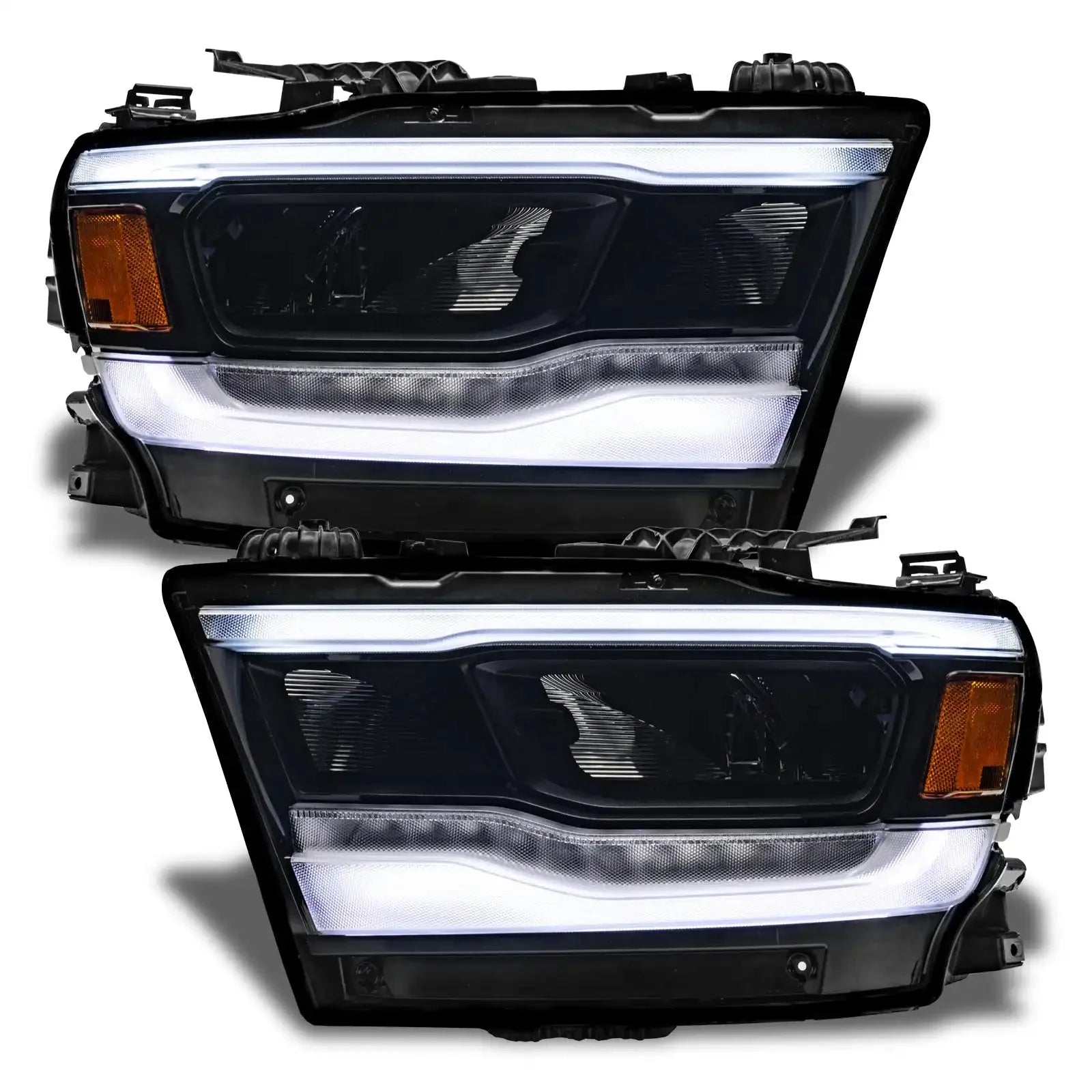 ORACLE Lighting 2019-2024 Dodge RAM 1500 ColorSHIFT RGB+W Headlight DRL Upgrade Kit - Reflector LED Headlights