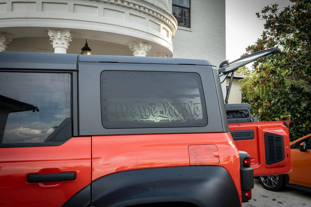 Stealth Clear Hardtop Side Window Overlays - 2021+ Bronco 4 Door