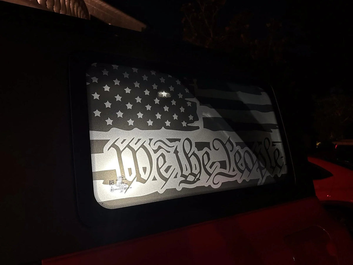 Stealth Clear Hardtop Side Window Overlays - 2021+ Bronco 4 Door