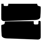 Freedom Series Sun Visor Overlays - 2018+ Wrangler JL / Gladiator JT