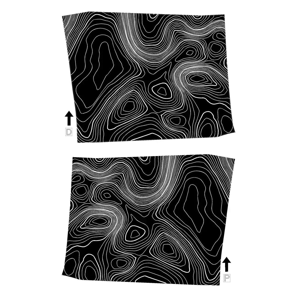 Topographic FRONT Door Armrest Panel Protection - 2024+ Tacoma / 2025+ 4Runner
