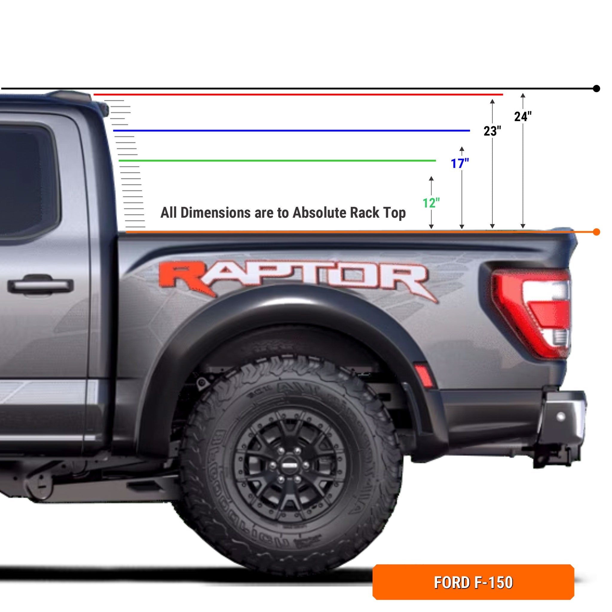 F-150 Bed Rack for Retrax XR Covers | XTR1